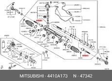 ���� ������� ! Mitsubishi L200 2.5 DiD 06- Mitsubishi 4410A173 4410A173 ����