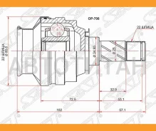 ���� (�������/ �����) Opel Astra 04-13 / Zafira 05-14 / Astra Family 11-14 / Astra GTC 04-15 [OP708], �������� OP708 ����