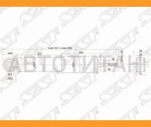 ����������� ������ MMC Pajero/Montero 00- LH=RH SAT ST4162A023, �����/������ ST4162A023 ����