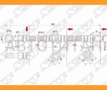 ����� ��������� �������� (�������) Subaru Forester/Legacy/Outback 95- RH, ������ ST26550FC010 ����