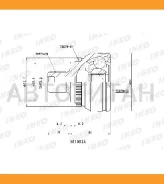���� ������� 38/30 ABS 45 | ����� | 301012A ����