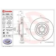 ���� ��������� �������� ������������� AUDI A6/A8 2004 321MM 321x30mm [178Brembo09C89511] 09C89511 ����