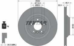 ���� ��������� ������ AUDI A6 [C6,4F] (2004-2011) [178Textar92132603] 92132603 ����