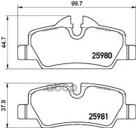 ������� ��������� �������� | ��� | MINI MINI (F56) Cooper 04.2013 - MINI MINI (F56) Cooper S 04.2013 - [178Brembop06090] P06090 ����