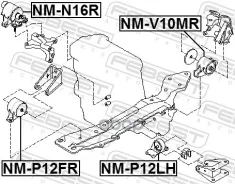 ����� ��� ����� Nissan Primera P12E 02 [178Febestnmp12LH] NMP12LH ����