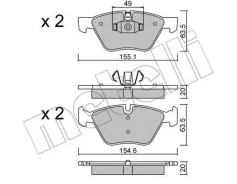������� ��������� �������� �������� BMW 1-E87/ 3-E90/E92 [178Metelli2205575] 2205575 ����