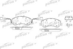 ������� ��������� �������� �������� FORD Transit (2006)/ VW Amarok (2010) � �������� / �� 3 ���� [178Patronpbp1928] PBP1928 ����