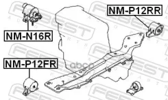 ����� ��������� ������ Nissan Primera P12E 02 [178Febestnmp12RR] NMP12RR ����