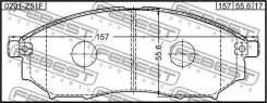 ������� ��������� �������� �������� Infiniti FX 35/45 (2003)/Pathfinder (R51M) (2004 17 [178Febest0201Z51F] 0201Z51F ����