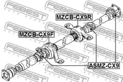 ���������� ���������� ���� Nissan LAND Rover Mazda KIA 24x63 [178Febestasmzcx9] ASMZCX9 ����