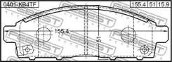 ������� ��������� �������� �������� Mitsubishi L200 (KB) (2006) [178Febest0401KB4TF] 0401KB4TF ����
