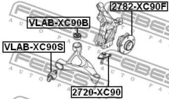 ����������� ��������� ������ �������� Volvo XC90 2002 [178Febestvlabxc90S] VLABXC90S ����