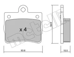 ������� ��������� ������ �������� �������� MB W202 / W124E [178Metelli2202550] 2202550 ����