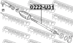 ���� ������� Nissan Teana J31 (2006-2008) [178Febest0222U31] 0222U31 ����