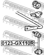 ������ ������� ������������� Toyota IS 200/300 (1999-2005) [178Febest0123GX110R] 0123GX110R ����