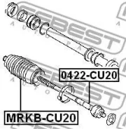 ���� ������� Mitsubishi Lancer (CX, CY) (2007) [178Febest0422CU20] 0422CU20 ����