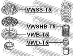 ��������� ����� ��������� ������������ VW Transporter T5 (2003) [178Febestvwbt5] VWBT5 ����