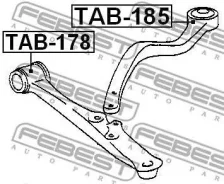 ����������� ��������� ������ ������ Lexus GS 300/400/430 (1998-2004) [178Febesttab185] TAB185 ����