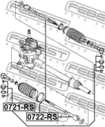 ���������� ������� Suzuki Swift (2004-2010) [178Febest0721RS] 0721RS ����