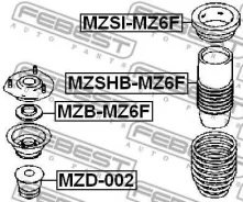 ��������� ����� ��������� ������������ Mazda 6 (GG) (2002-2007) [178Febestmzbmz6F] MZBMZ6F ����