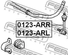 ������ ������� ������������� ������ Toyota Avensis 2003 [178Febest0123ARR] 0123ARR ����