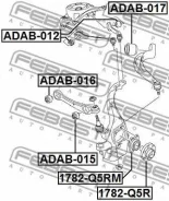 ����������� ������� ������ AUDI A6 [C6,4F] (2005-2011)/Q5 (2008) [178Febestadab015] ADAB015 ����