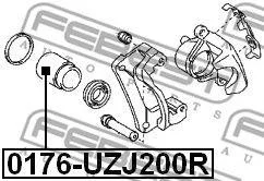 ������� �������� Toyota LX 570 (2007)/LAND Cruiser (200) (2008) D=45 [178Febest0176UZJ200R] 0176UZJ200R ����