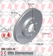 ���� ��������� ! �����. 308x30/56-5x120 VW Multivan/T4 2.0-2.5TDi 03 [178Zimmermann600322320] 600322320 ����