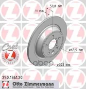 ���� ��������� ! ����. 302x11/51-5x108 Ford Mondeo/S-Max 1.8/2.0TDCi/2.0-2.5 06 [178Zimmermann250136120] 250136120 ����