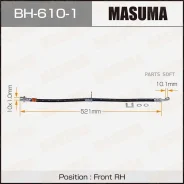 ����� ��������� Honda Civic ����. Masuma BH6101 BH6101 ����