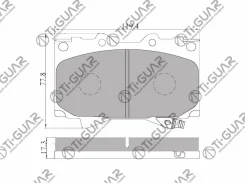 ��������� ������� /�������� �������� 4�� /������������ /Tiguar ��� Toyota Land Cruiser 19982004 10# 7#; TG498 PF1411 GP02177 TG498C PN1411 0446560120...