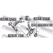 ����������� ��������� ������ �������� Febest BZAB156S BZAB156S ����