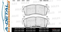 ������� ��������� �������� (��� �������) (����� Semi-Metallic) KIA Clarus 96-/RIO/Shuma 00-/Spectra (��) (TRW GDB3285) E100024 E100024 ����