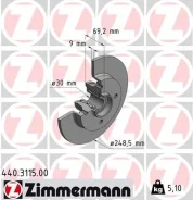 ���� ��������� ������ � ����������� Zimmermann 440311500 440311500 ����