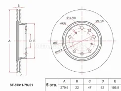 ���� ��������� SAT ST-55311-79J01, �������� ST5531179J01 ����