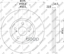 ���� ��������� /�������� /TI-GUAR ��� Toyota Premio 2007- T26 Allion; 275/22��; TG-43512-12710 GR-20850 ST4351212710 RN1576V Ti-Guar ���. TG-43512-127...