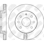 ���� ��������� GM AVEO/Spark 05- ������. 236x20 NIBK RN1206 RN1206 ����