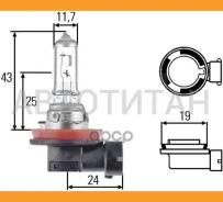 ����� (H11) 24V 70W PGJ19-2 Volvo, Neoplan Starliner/Cityliner 008358241, 24362ML, 02012011, E129K, H11, 75820120000, 11490513 8GH008358241 ����