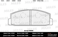 ������� ��������� (� ������������� ��������) ������ (��� �������) (����� Semi-Metallic) Mazda 6 02/323 96/626 9202 (TRW GDB3311) E110149 Miles E110149...