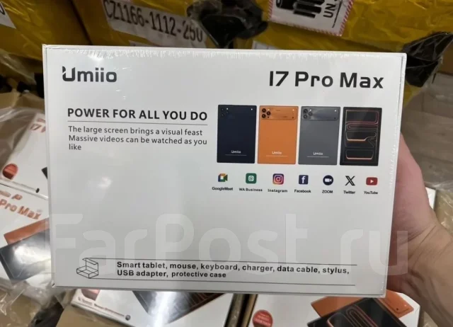 ������� � ����������� Umiio 17 Pro Max. 10.1 ������, ������ 1 �� ����