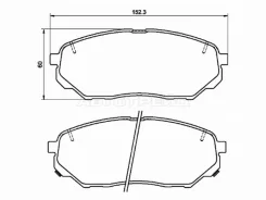 ������� ��������� (�������) Hyundai Santa Fe 18-21 / Kia Sorento 14-20 Brembo P 30 086, �������� P30086 ����