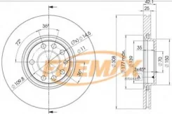 ��������� ���� Fremax BD-9061 Opel: 9194405 569061. Saab: 5055389 5391560. Vauxhall: 5391560 9194477 9194405 5055389 Opel Adam. Opel Astra A+ ����� BD...