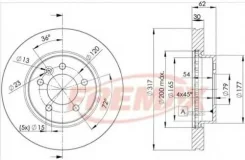 ��������� ���� Fremax BD-7360 Land Rover: SDB000604 Land Rover Discovery Iii (La_ Taa). Land Rover Discovery Iv (La). Land Rover Lr3 Iii (La_ Taa) BD7...