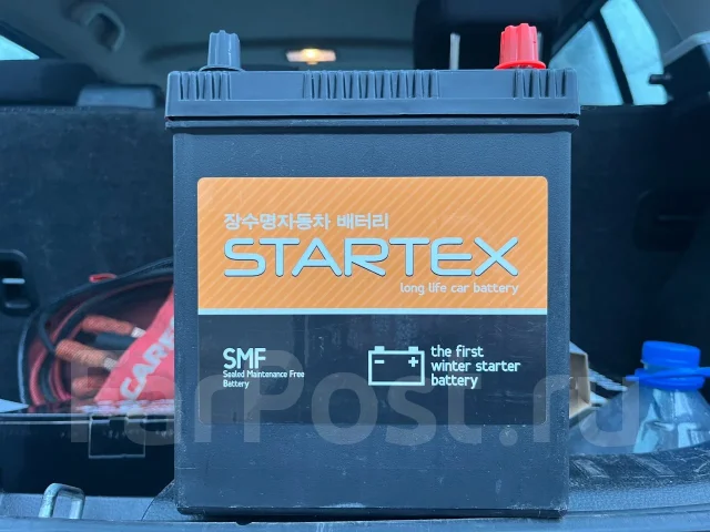 Startex 44B19L Реальные замеры, кальциевый, обратная, 44 А.ч. 350 А ...