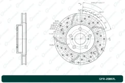 ���� ��������� ��������������� ������������� G-brake GFR-20897R ������ GFR20897R ����