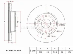 ���� ��������� ST-B45A-33-251A, �������� STB45A33251A ����
