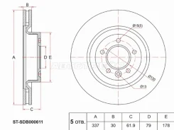 ���� ��������� ST-SDB000611, �������� STSDB000611 ����