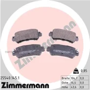 ������� �������� ! ����. 104x43x15 Mazda CX-5 2.0/2.0D 11 Zimmermann 255401451 255401451 ����
