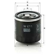 �������� ������ Mann W67/1 ����