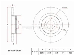 ���� ��������� SAT ST-40206-2N301, �������� ST402062N301 ����